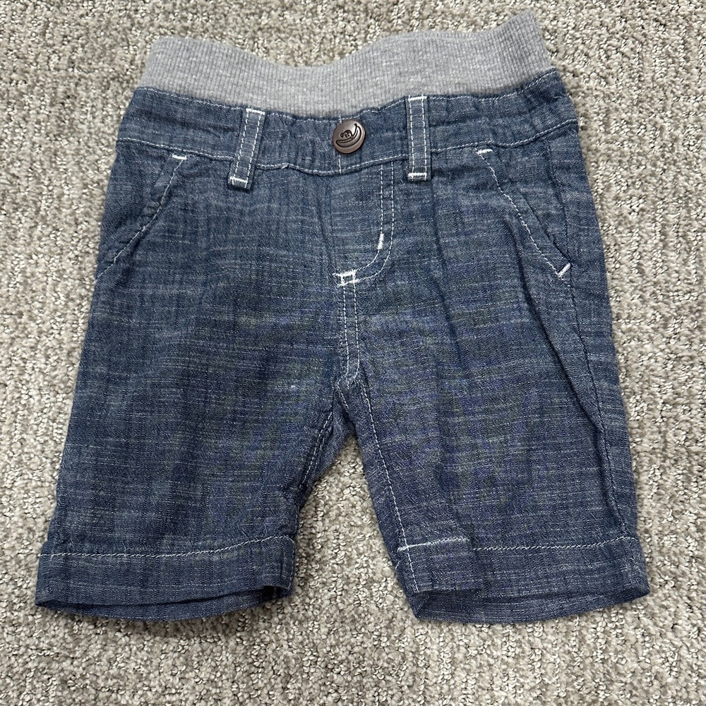 Stylish Gray and Blue Kids Shorts